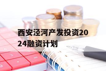 西安泾河产发投资2024融资计划