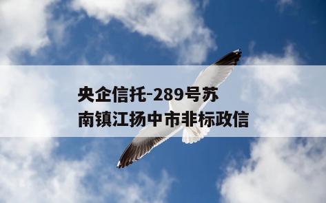 央企信托-289号苏南镇江扬中市非标政信