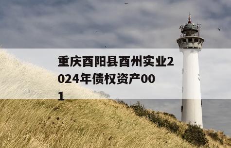重庆酉阳县酉州实业2024年债权资产001