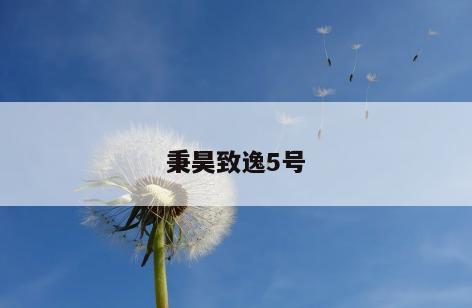 秉昊致逸5号