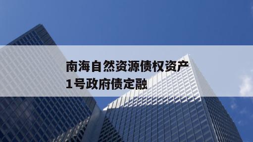 南海自然资源债权资产1号政府债定融