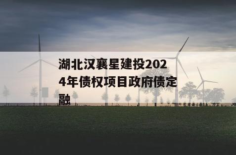 湖北汉襄星建投2024年债权项目政府债定融