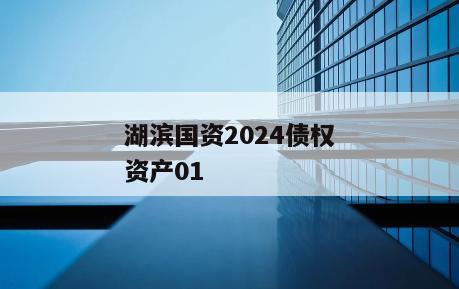 湖滨国资2024债权资产01
