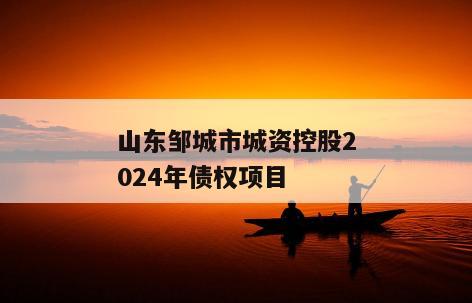 山东邹城市城资控股2024年债权项目